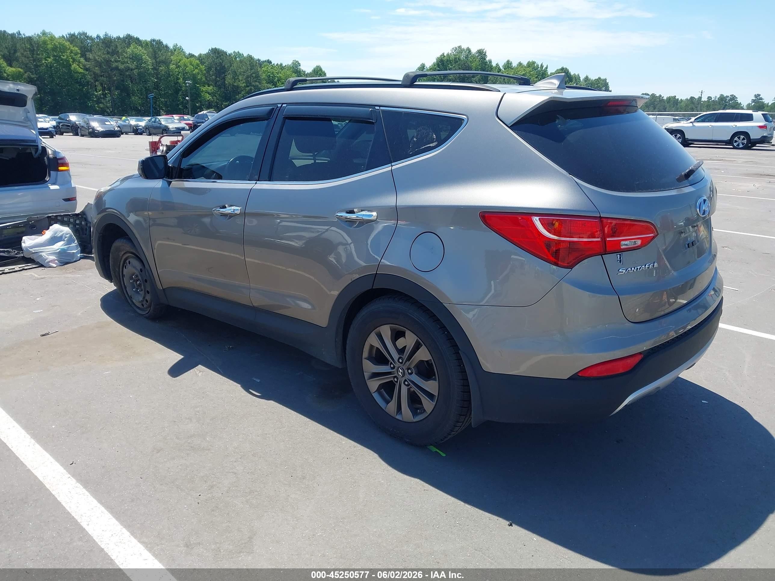 2014 Hyundai Santa Fe Sport 2.4l Серый vin: 5XYZU3LB5EG187148