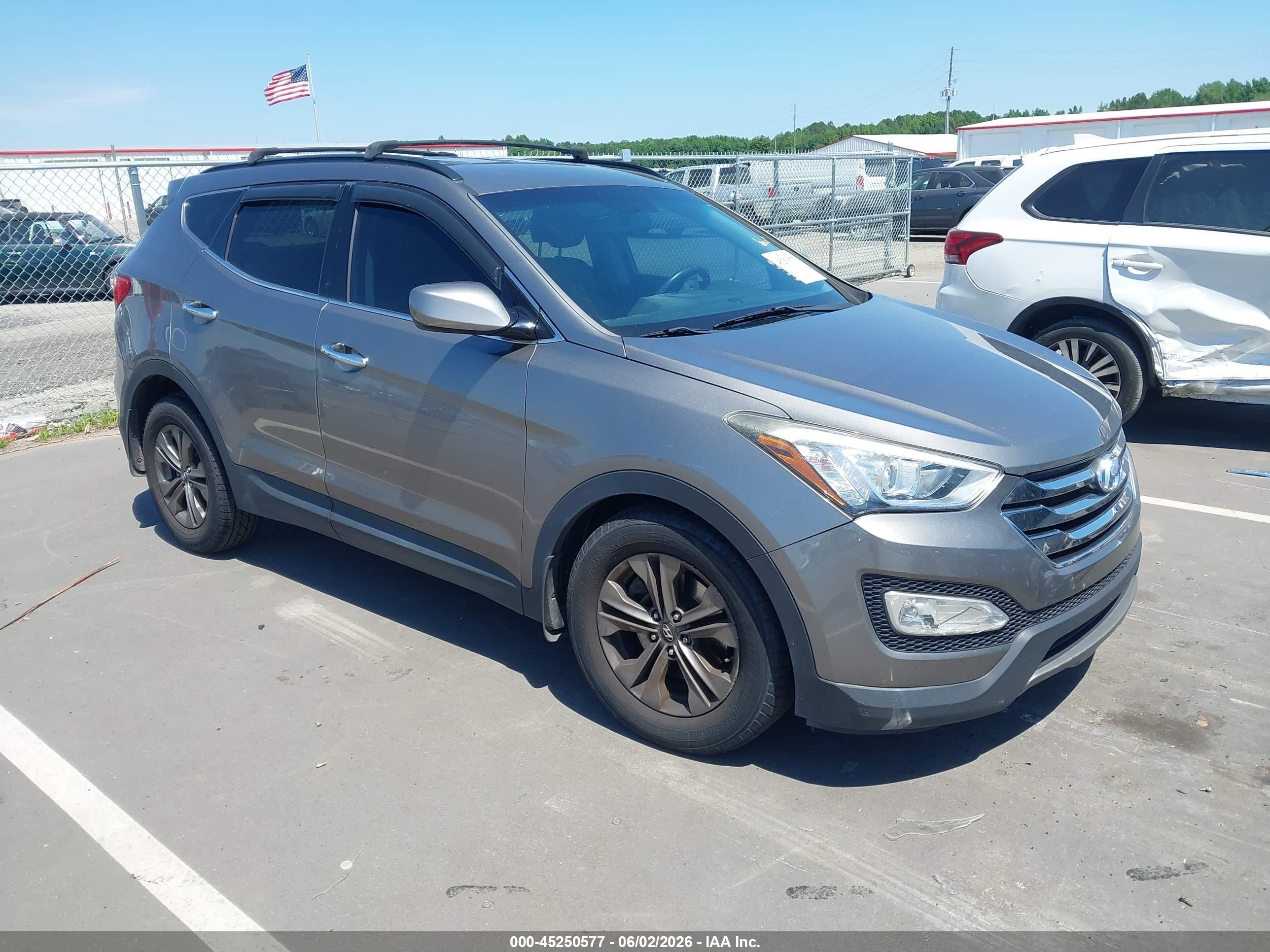 2014 Hyundai Santa Fe Sport 2.4l Серый vin: 5XYZU3LB5EG187148
