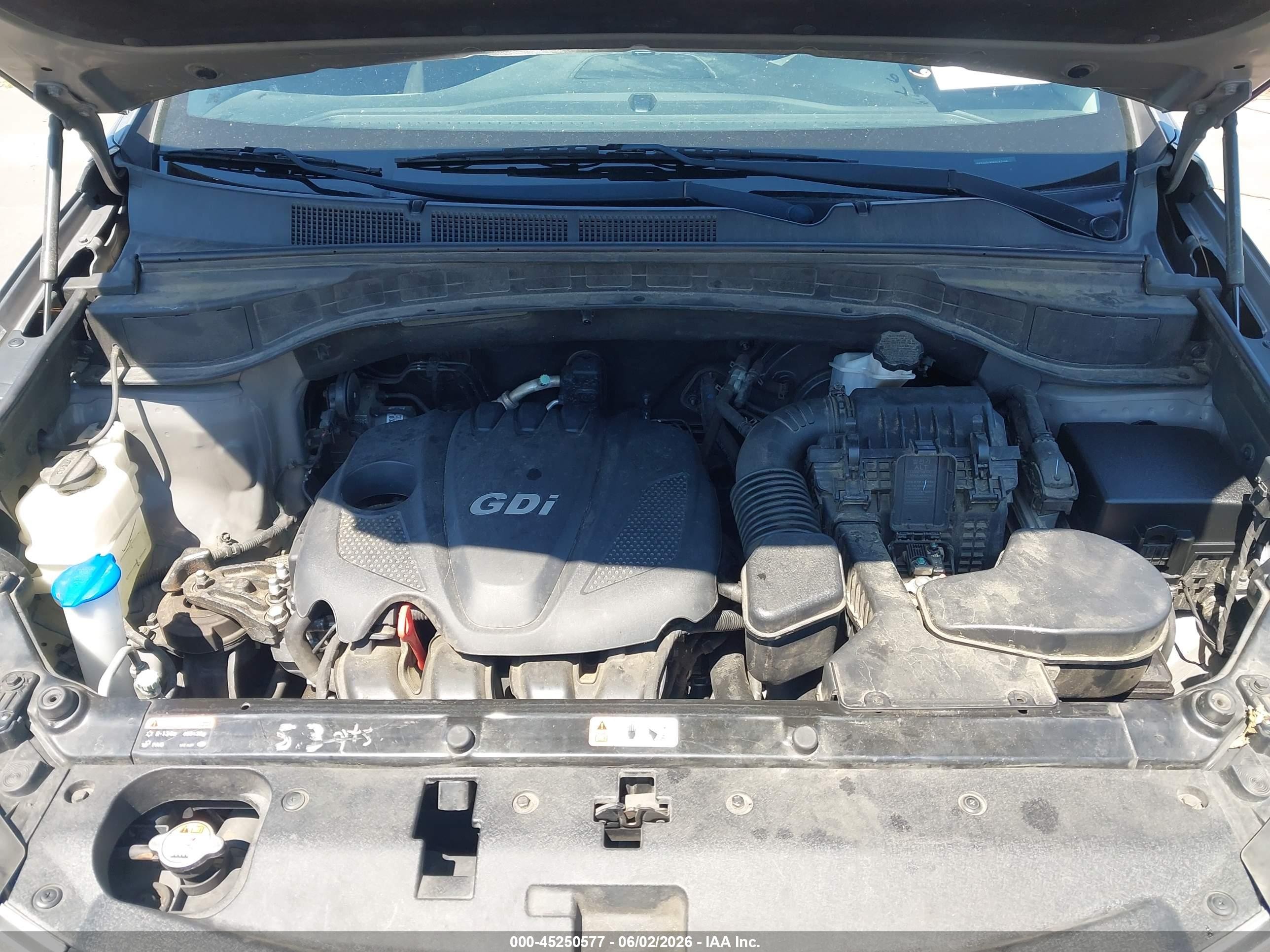 2014 Hyundai Santa Fe Sport 2.4l Серый vin: 5XYZU3LB5EG187148