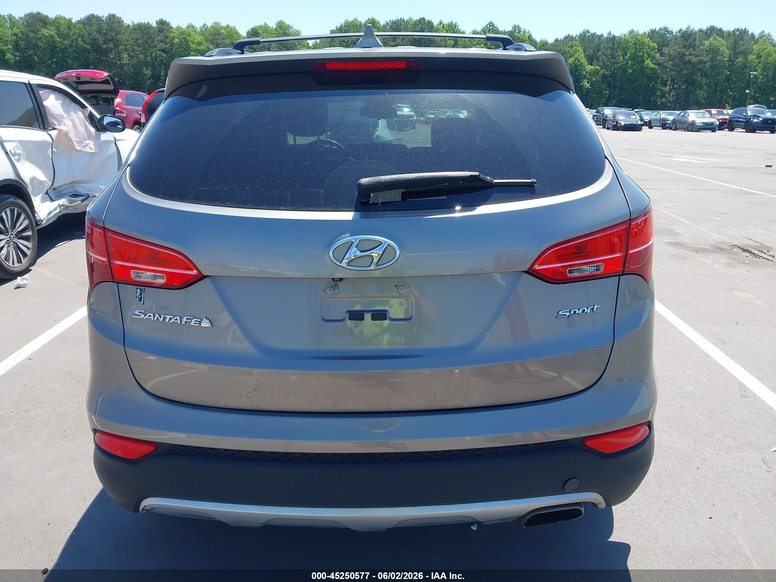 2014 Hyundai Santa Fe Sport 2.4l Серый vin: 5XYZU3LB5EG187148