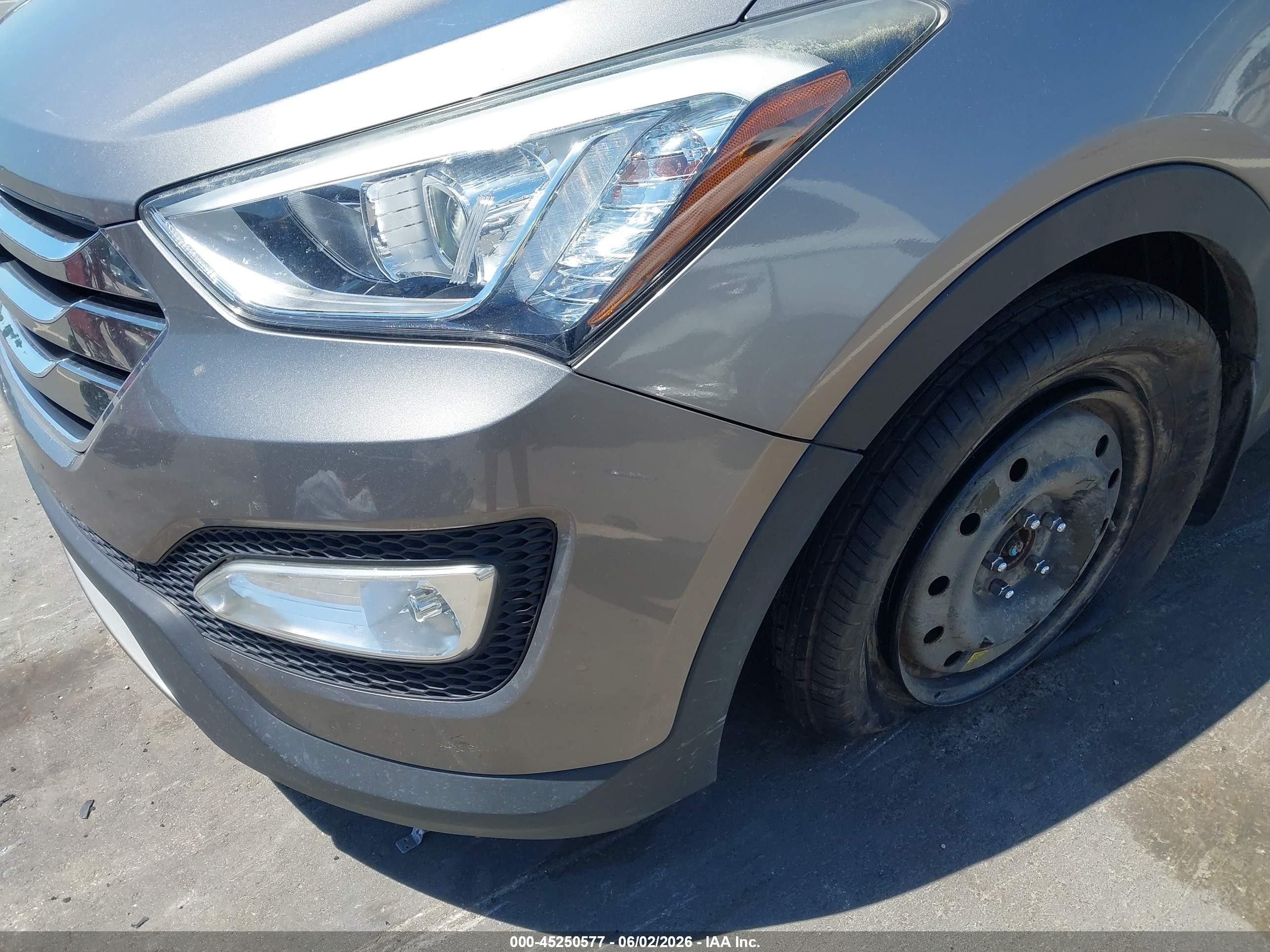 2014 Hyundai Santa Fe Sport 2.4l Серый vin: 5XYZU3LB5EG187148