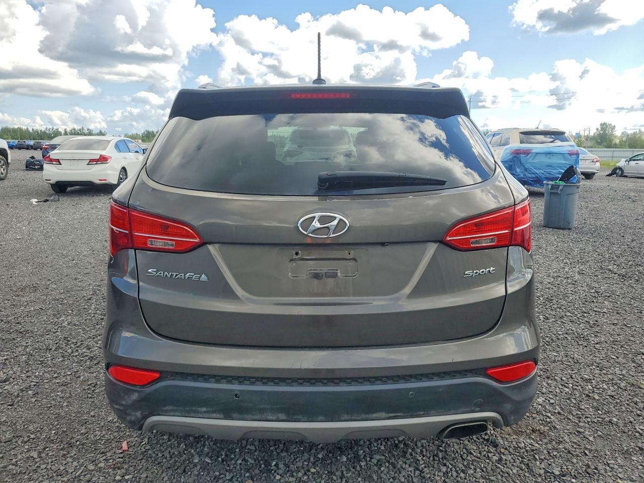 2014 Hyundai Santa Fe Sport 2.4l Gray vin: 5XYZU3LB5EG196402