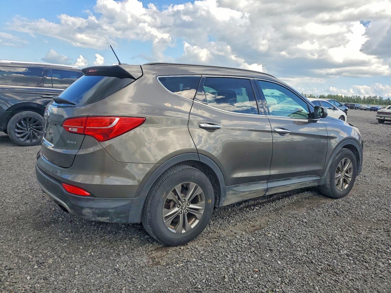 2014 Hyundai Santa Fe Sport 2.4l Gray vin: 5XYZU3LB5EG196402