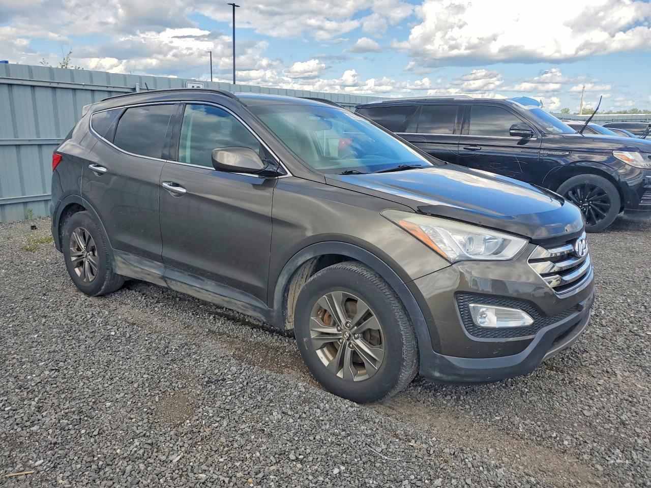 2014 Hyundai Santa Fe Sport 2.4l Gray vin: 5XYZU3LB5EG196402