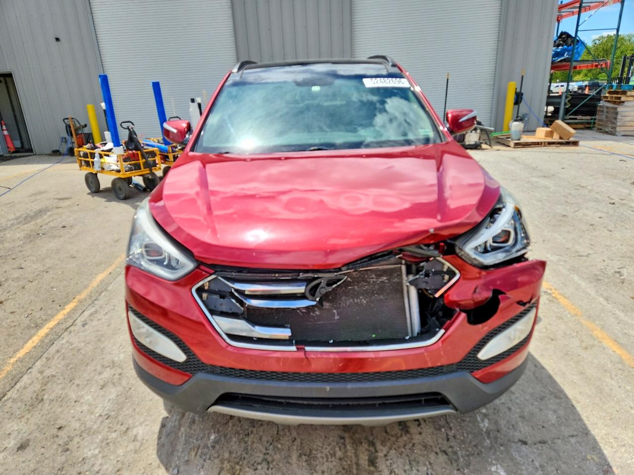 2014 Hyundai Santa Fe Sport 2.4l Красный vin: 5XYZU3LB5EG208998