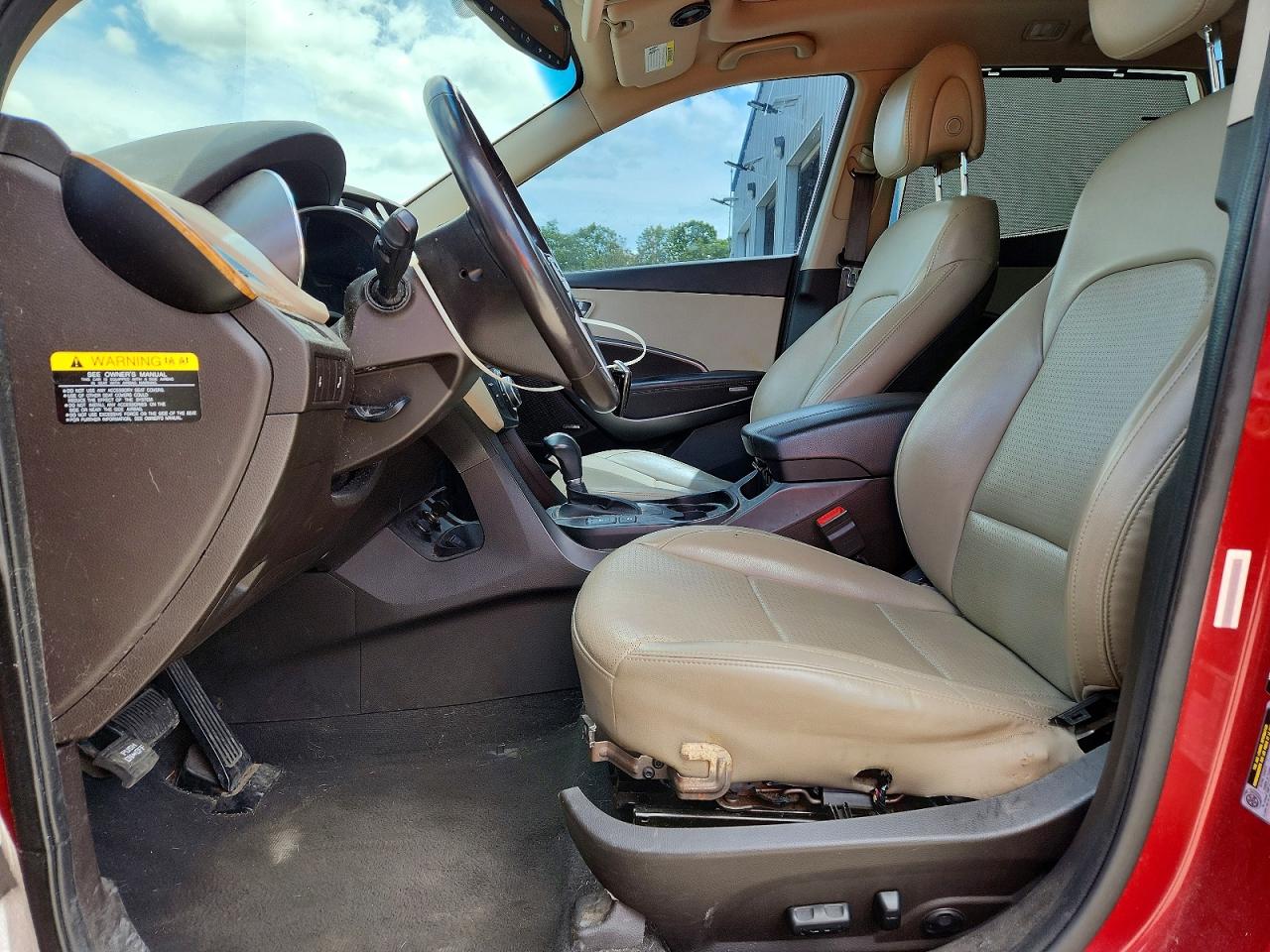 2014 Hyundai Santa Fe Sport 2.4l Красный vin: 5XYZU3LB5EG208998