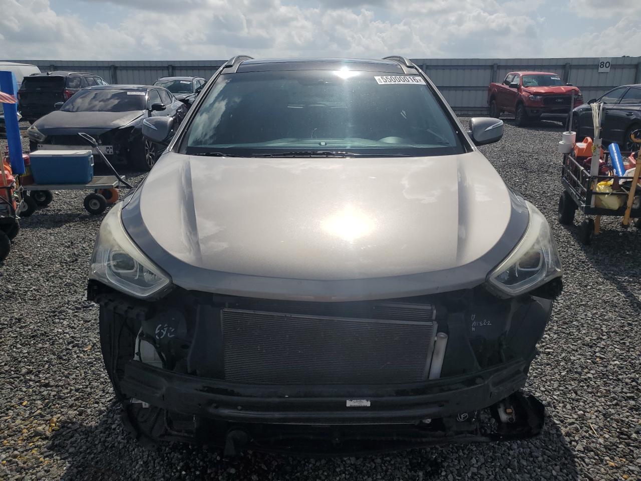 2014 Hyundai Santa Fe Sport 2.4l Gray vin: 5XYZU3LB5EG219161
