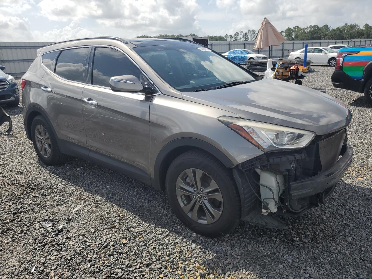 2014 Hyundai Santa Fe Sport 2.4l Gray vin: 5XYZU3LB5EG219161