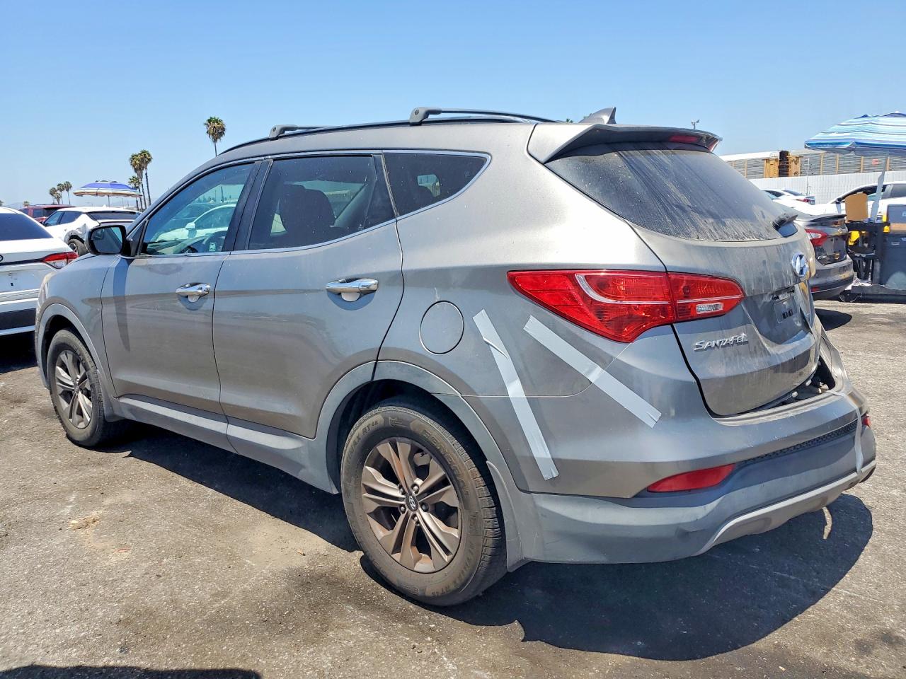 2015 Hyundai Santa Fe Sport 2.4l Gray vin: 5XYZU3LB5FG242036