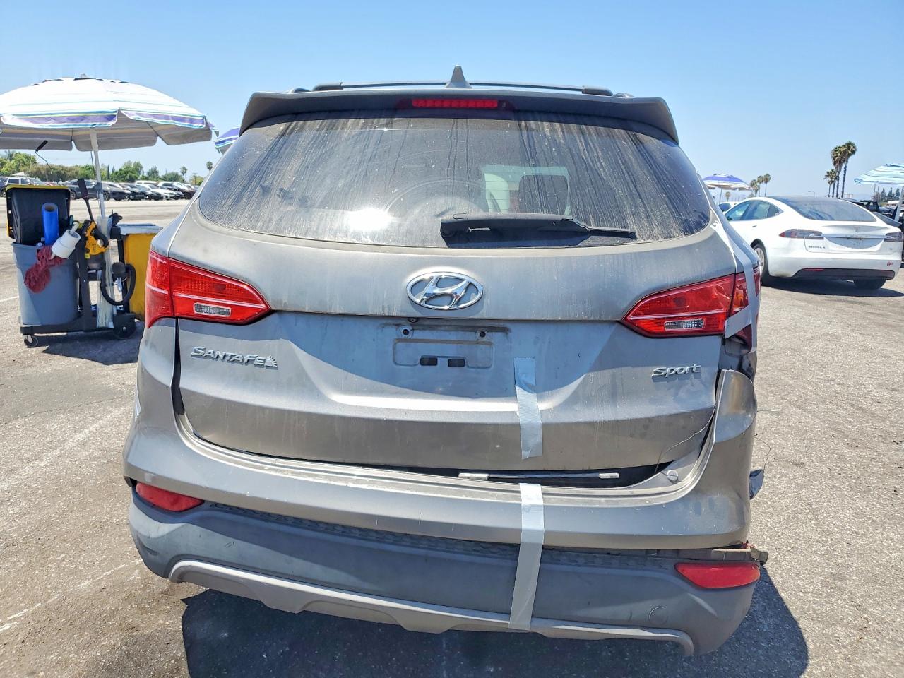 2015 Hyundai Santa Fe Sport 2.4l Gray vin: 5XYZU3LB5FG242036
