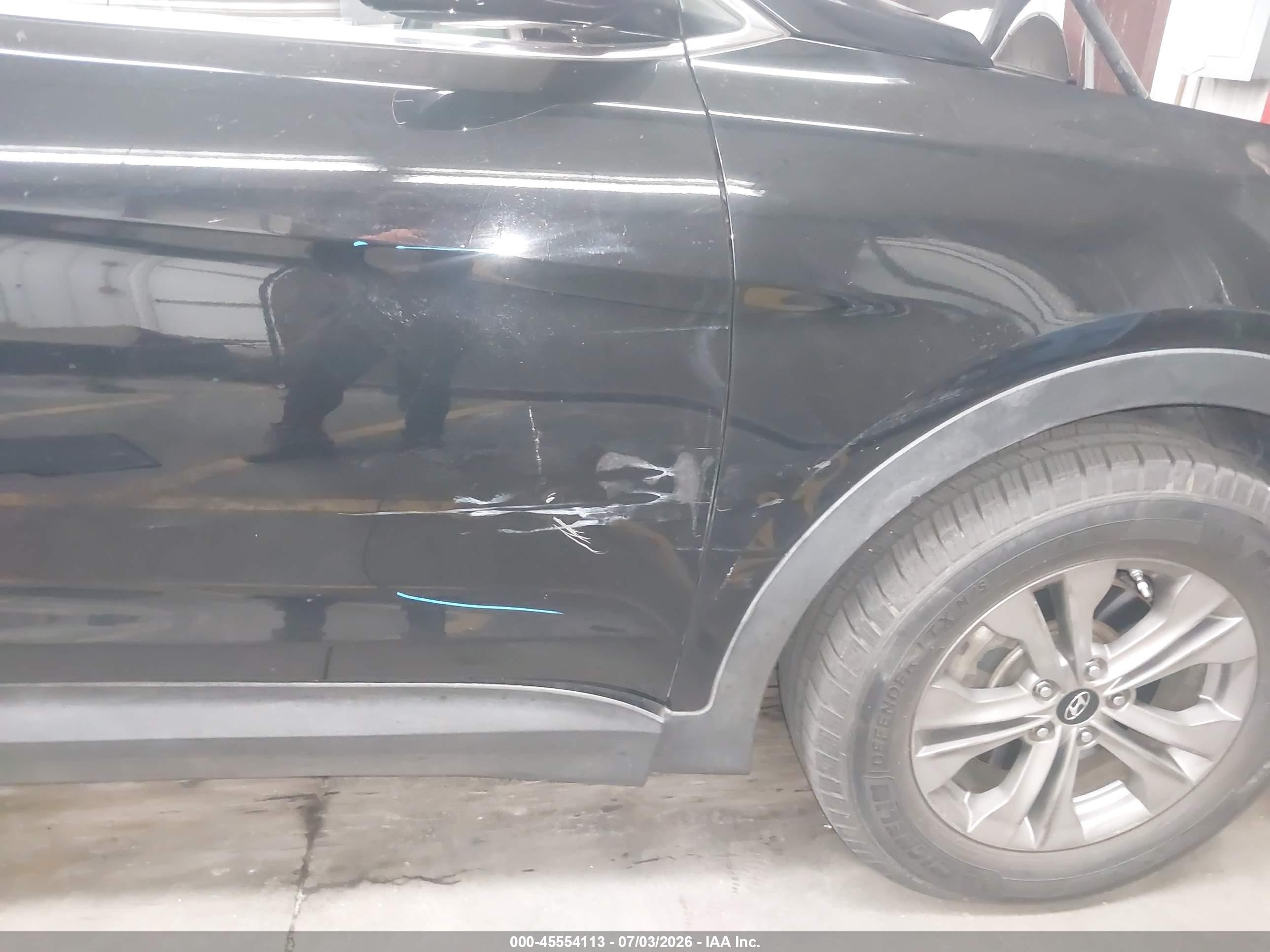 2015 Hyundai Santa Fe Sport 2.4l Black vin: 5XYZU3LB5FG265137