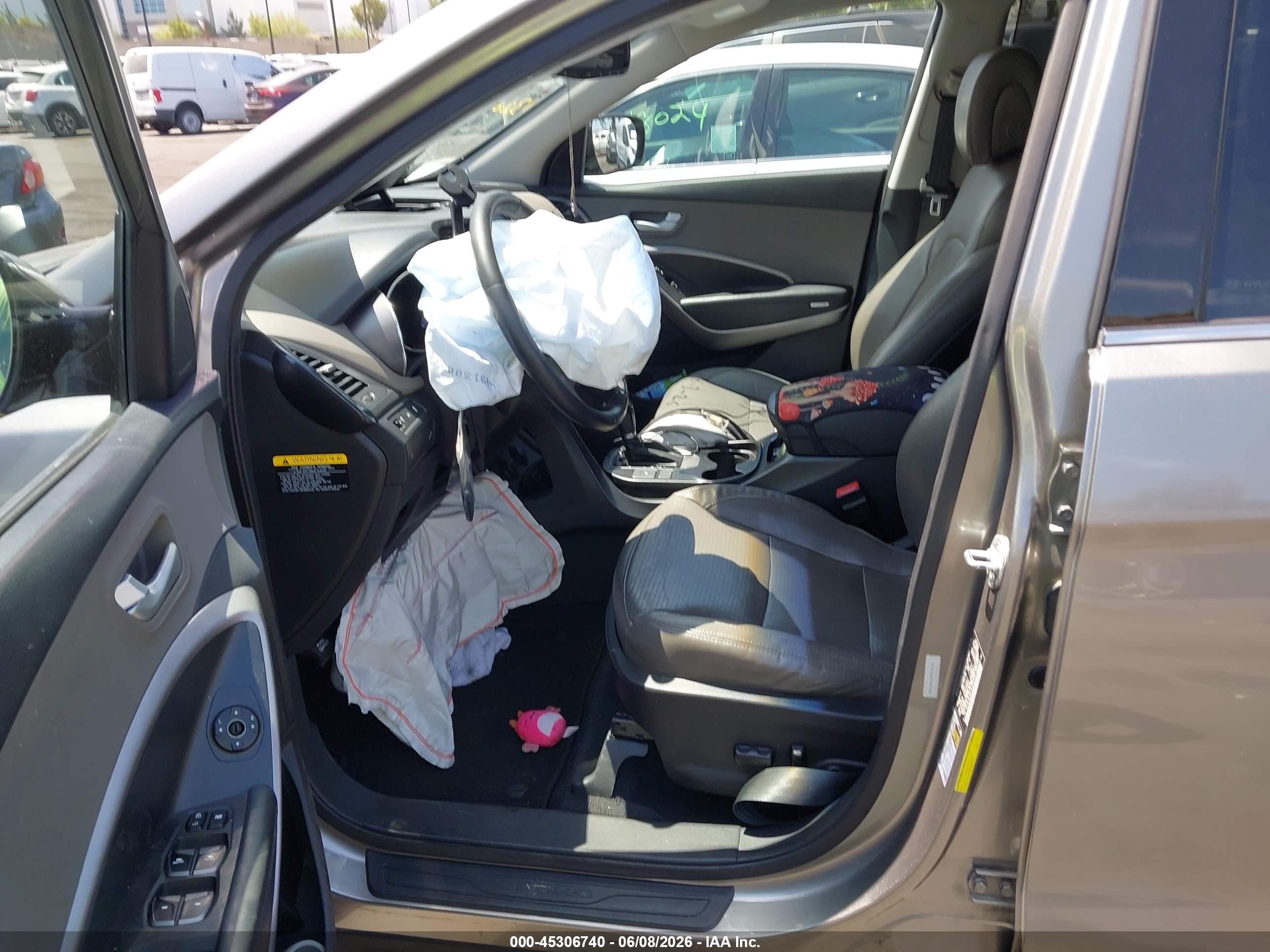 2015 Hyundai Santa Fe Sport 2.4l Gray vin: 5XYZU3LB5FG291320