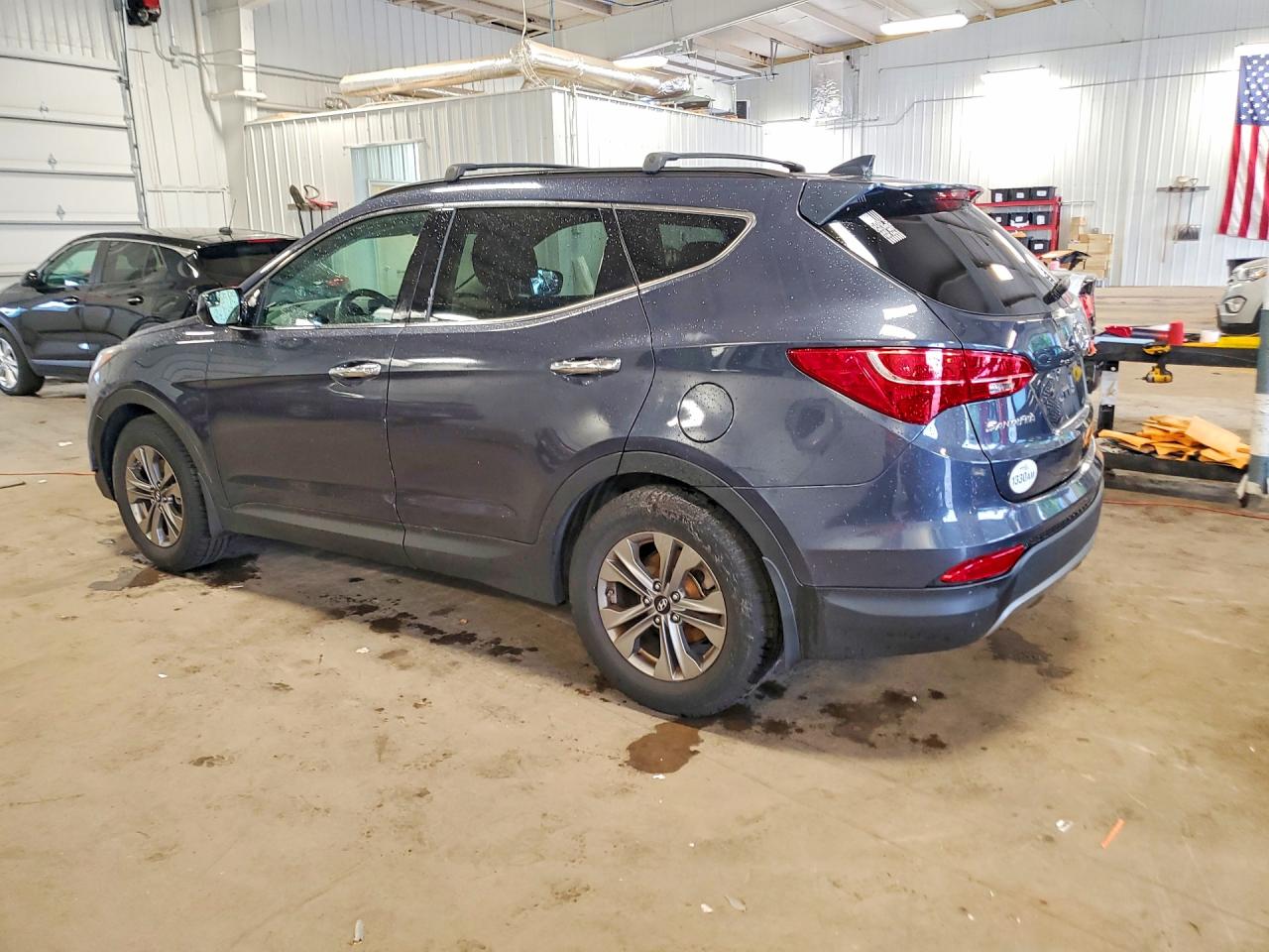 2015 Hyundai Santa Fe Sport 2.4l Blue vin: 5XYZU3LB5FG293293