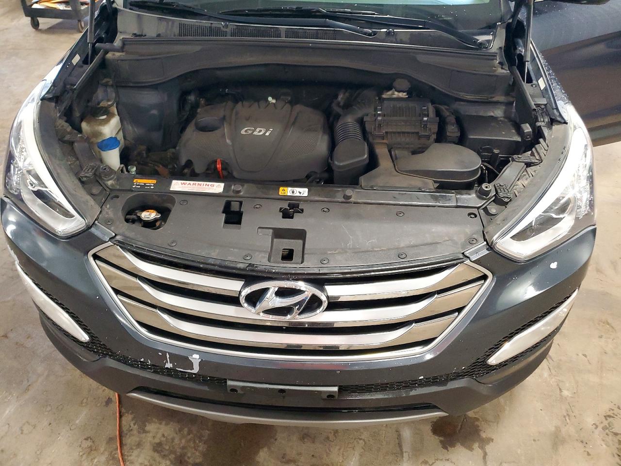 2015 Hyundai Santa Fe Sport 2.4l Blue vin: 5XYZU3LB5FG293293