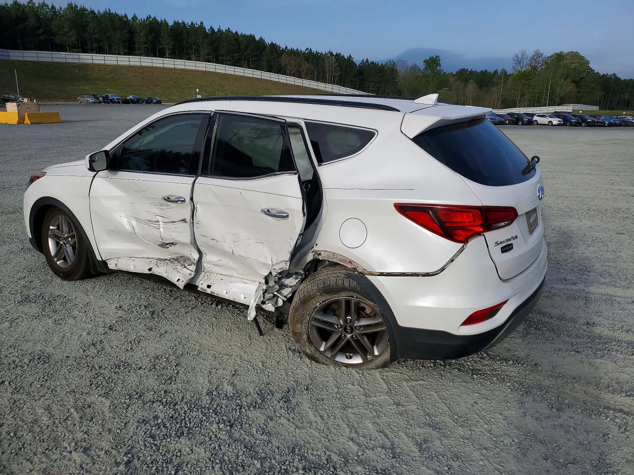 2017 Hyundai Santa Fe Sport 2.4l White vin: 5XYZU3LB5HG426511