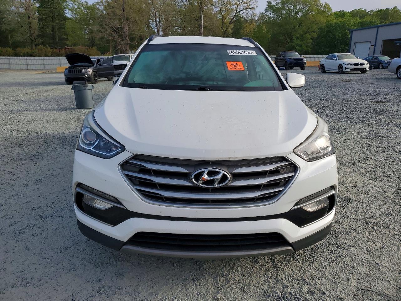 2017 Hyundai Santa Fe Sport 2.4l White vin: 5XYZU3LB5HG426511