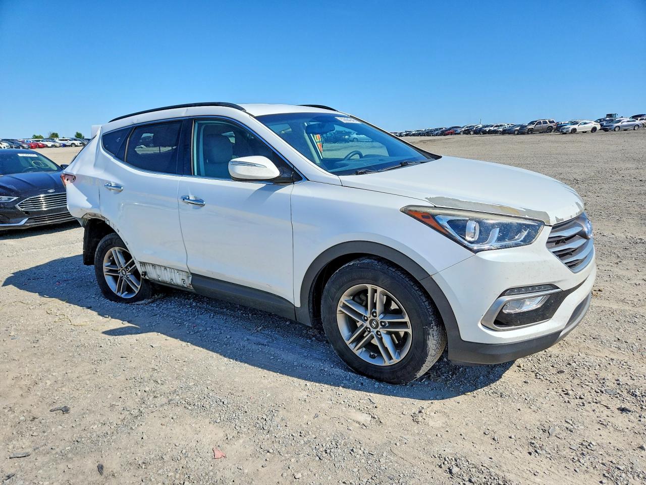 2018 Hyundai Santa Fe Sport 2.4l Белый vin: 5XYZU3LB5JG514660