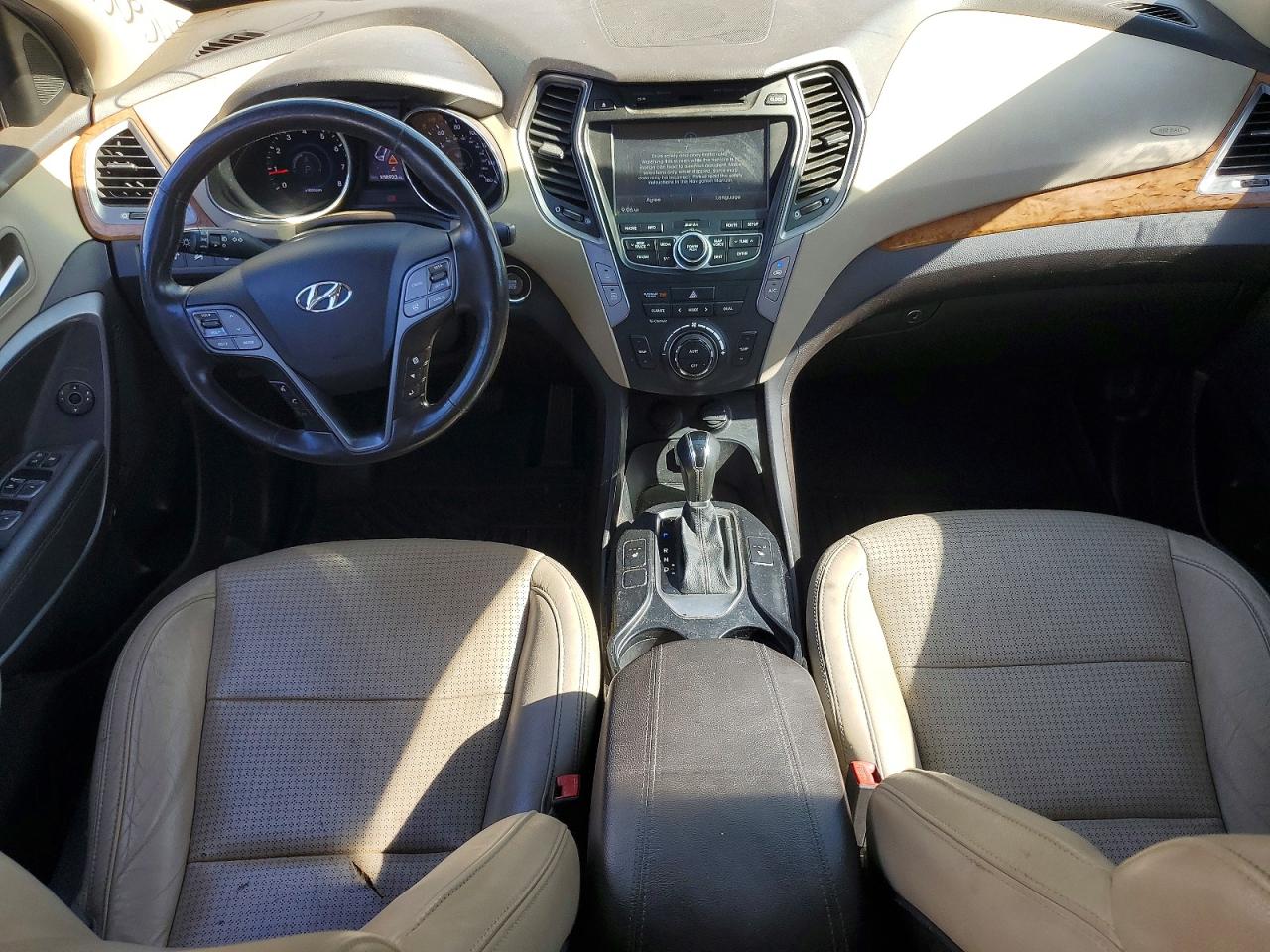 2013 Hyundai Santa Fe Gls Awd Green vin: 5XYZU3LB6DG015662