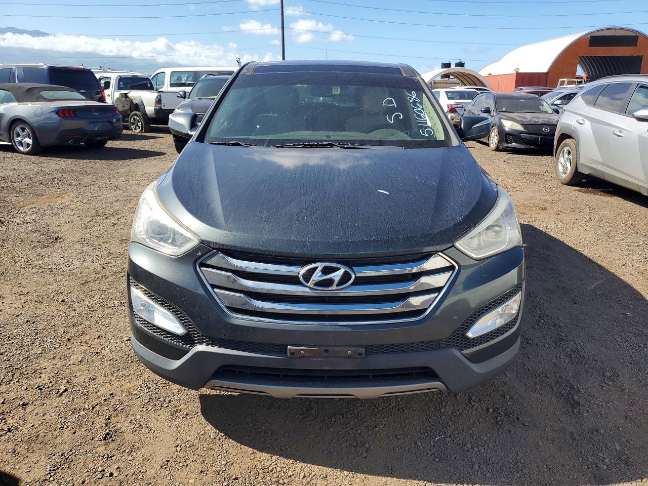 2013 Hyundai Santa Fe Gls Awd Green vin: 5XYZU3LB6DG015662