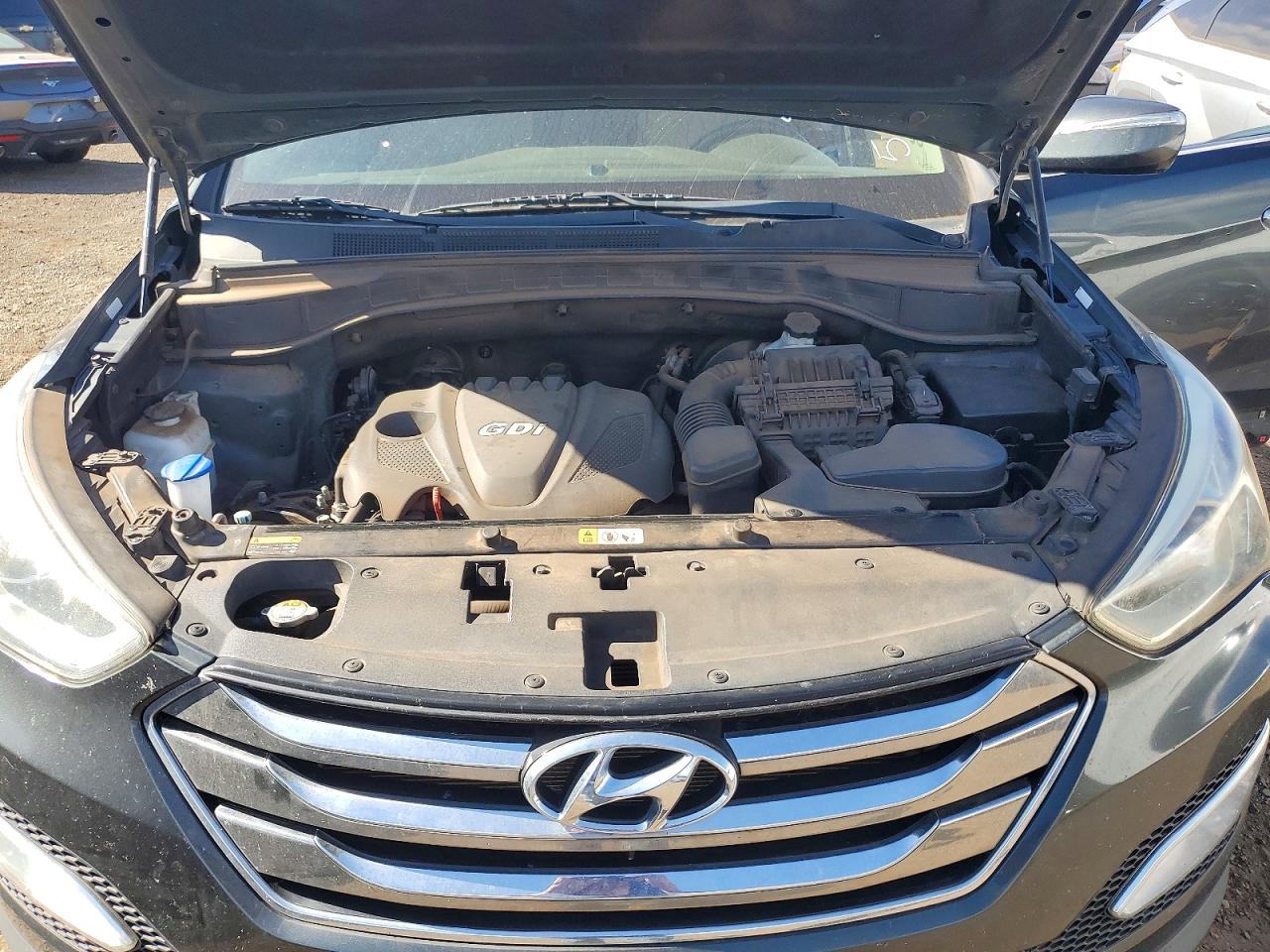 2013 Hyundai Santa Fe Gls Awd Green vin: 5XYZU3LB6DG015662