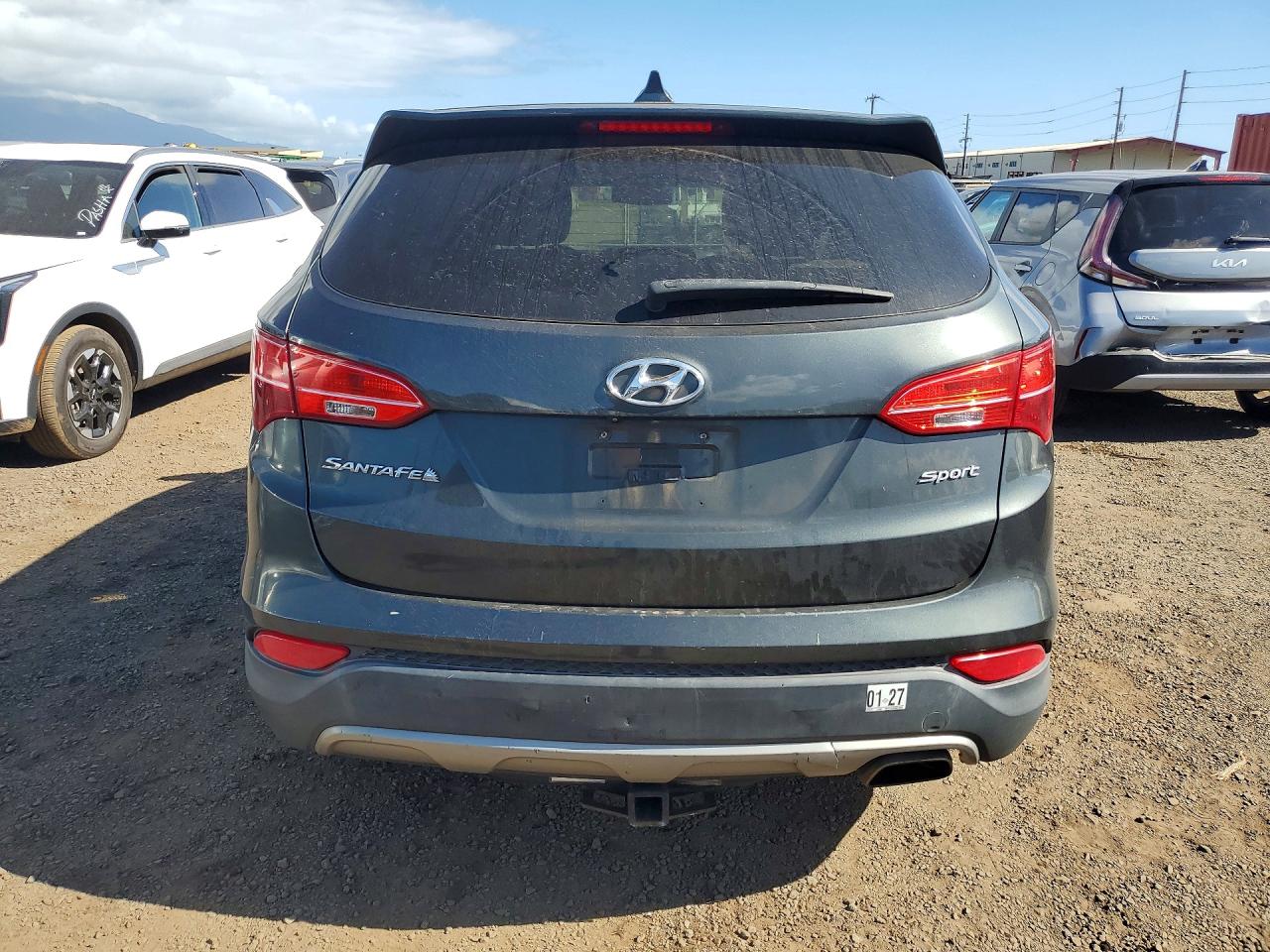2013 Hyundai Santa Fe Gls Awd Green vin: 5XYZU3LB6DG015662