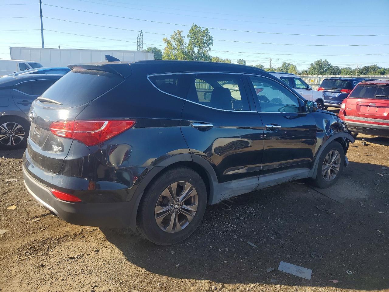 2013 Hyundai Santa Fe Sport 2.4l Black vin: 5XYZU3LB6DG021607