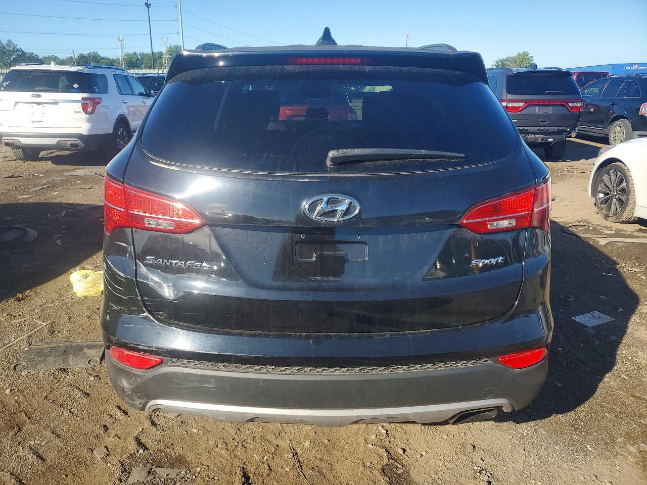 2013 Hyundai Santa Fe Sport 2.4l Black vin: 5XYZU3LB6DG021607
