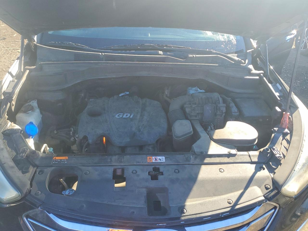 2013 Hyundai Santa Fe Sport 2.4l Black vin: 5XYZU3LB6DG021607