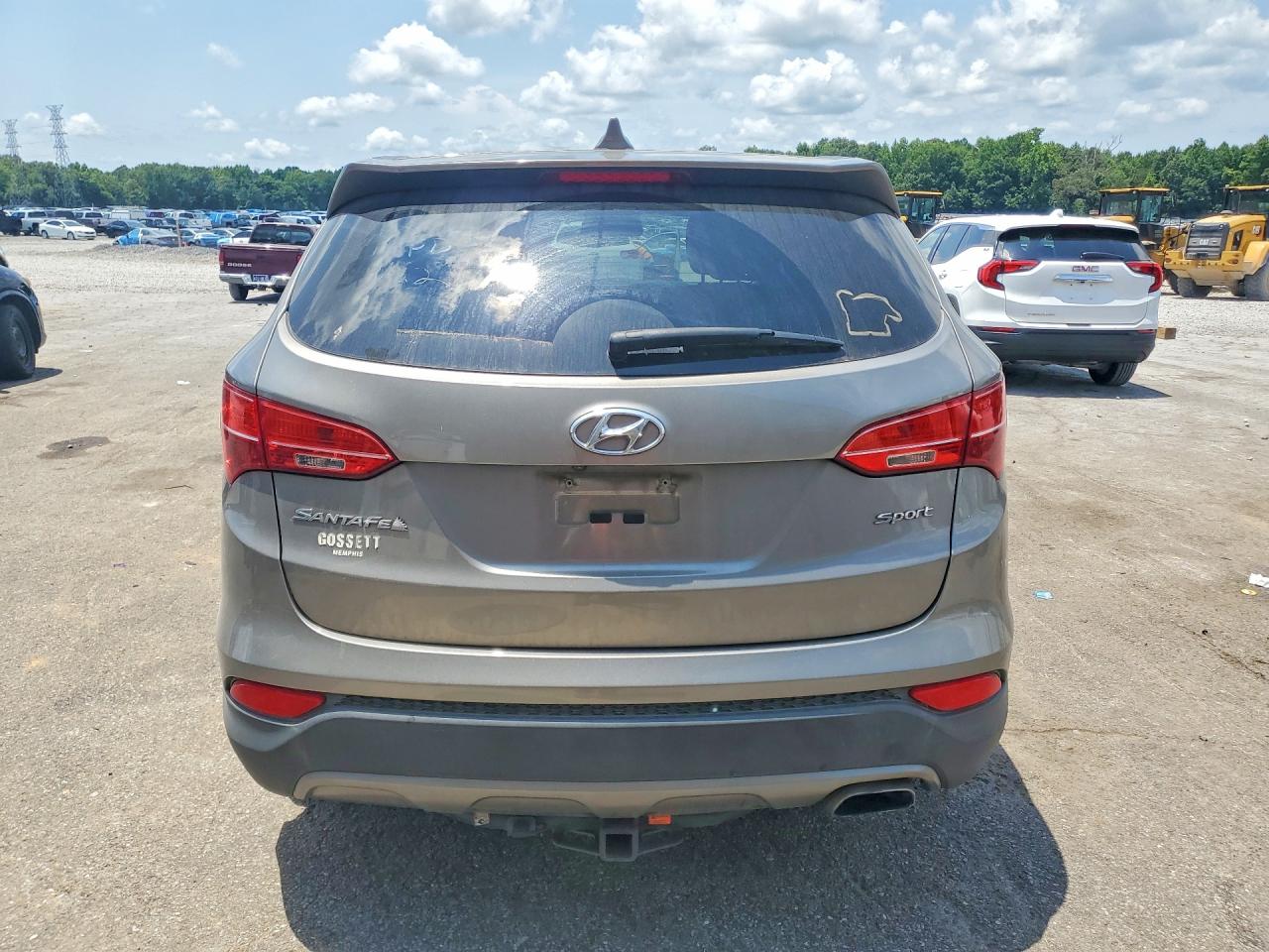 2013 Hyundai Santa Fe Sport 2.4l Silver vin: 5XYZU3LB6DG033997