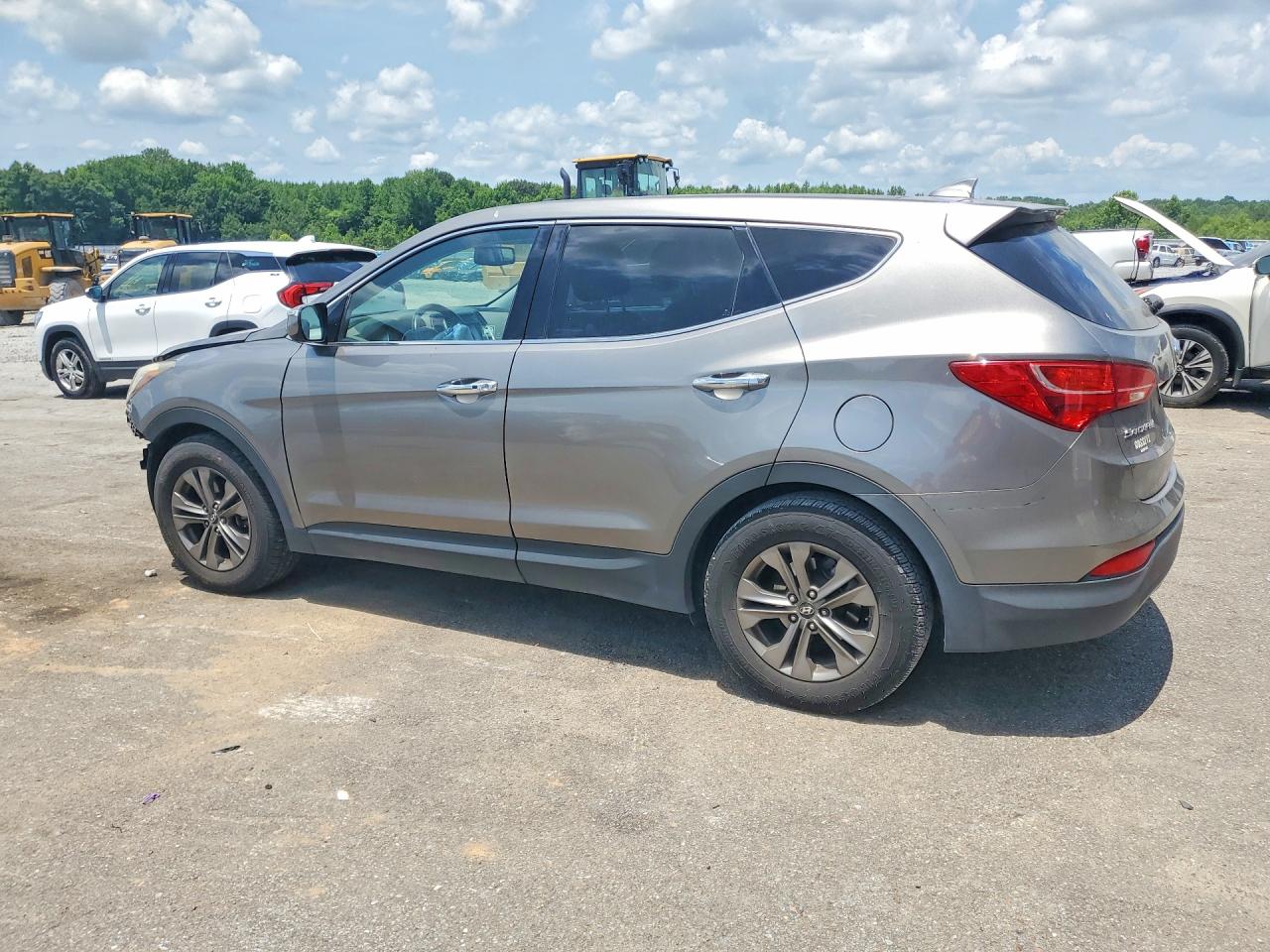 2013 Hyundai Santa Fe Sport 2.4l Silver vin: 5XYZU3LB6DG033997
