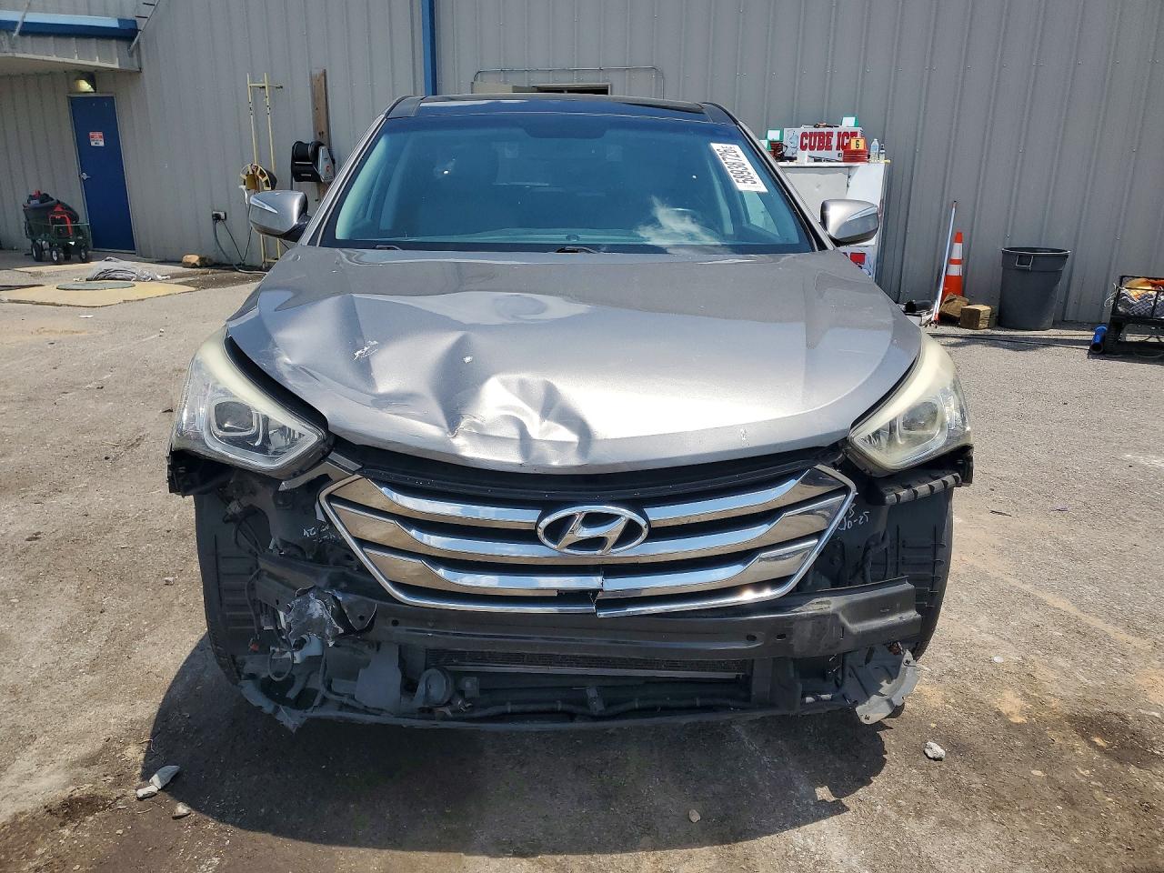 2013 Hyundai Santa Fe Sport 2.4l Silver vin: 5XYZU3LB6DG033997