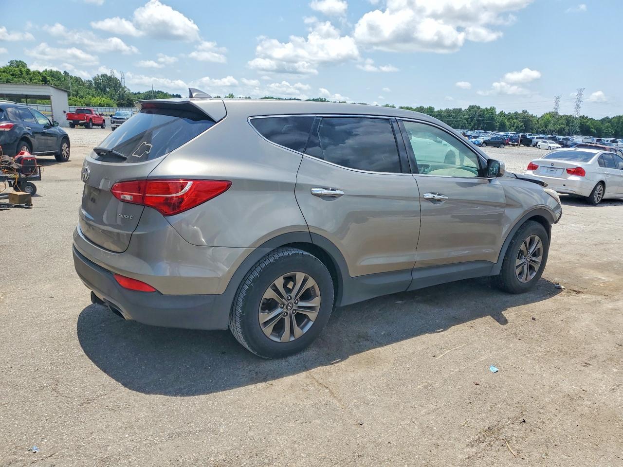 2013 Hyundai Santa Fe Sport 2.4l Silver vin: 5XYZU3LB6DG033997