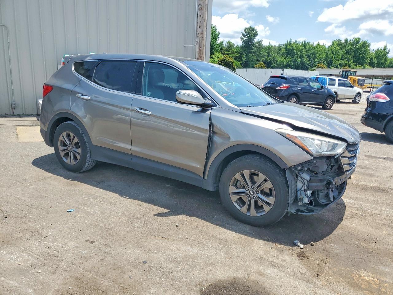 2013 Hyundai Santa Fe Sport 2.4l Silver vin: 5XYZU3LB6DG033997