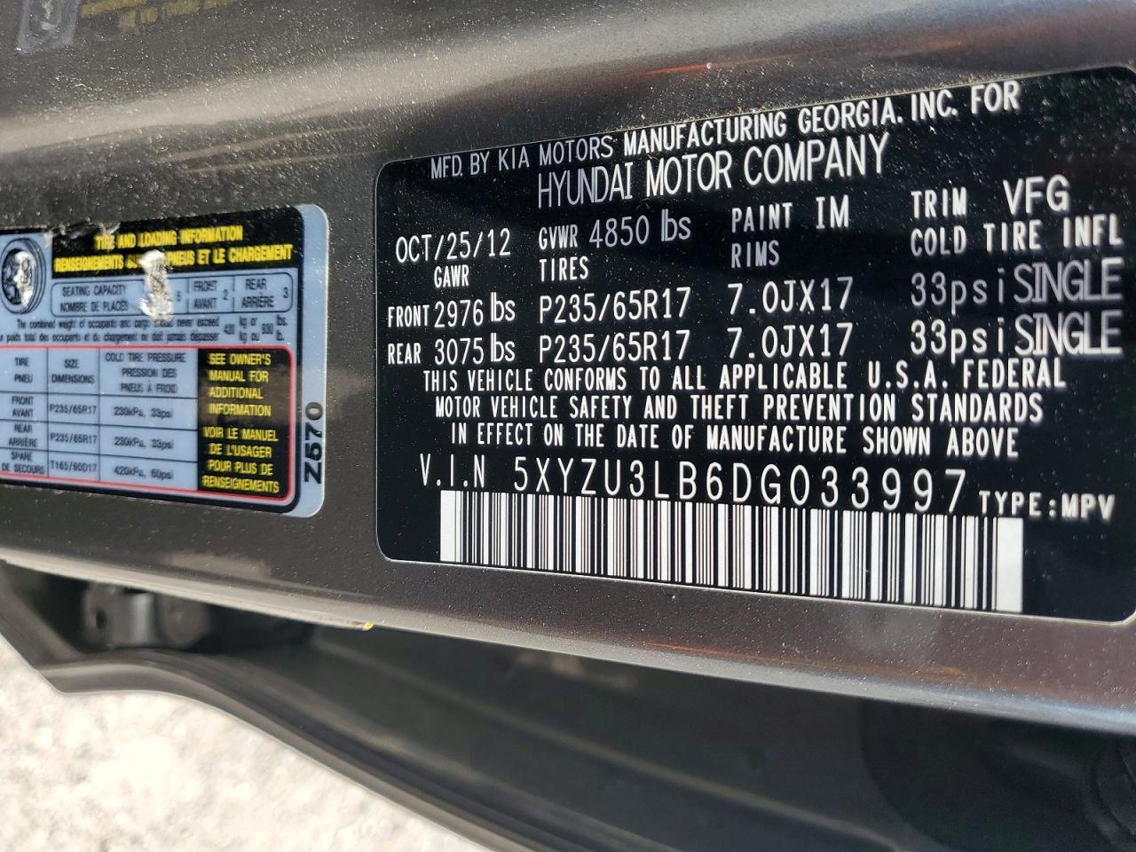 2013 Hyundai Santa Fe Sport 2.4l Silver vin: 5XYZU3LB6DG033997