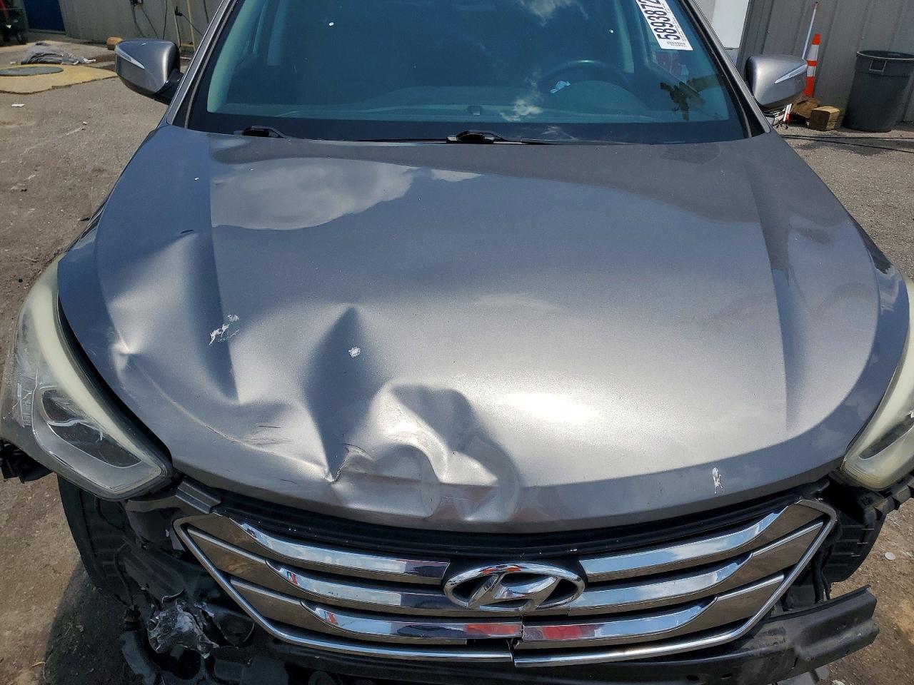2013 Hyundai Santa Fe Sport 2.4l Silver vin: 5XYZU3LB6DG033997