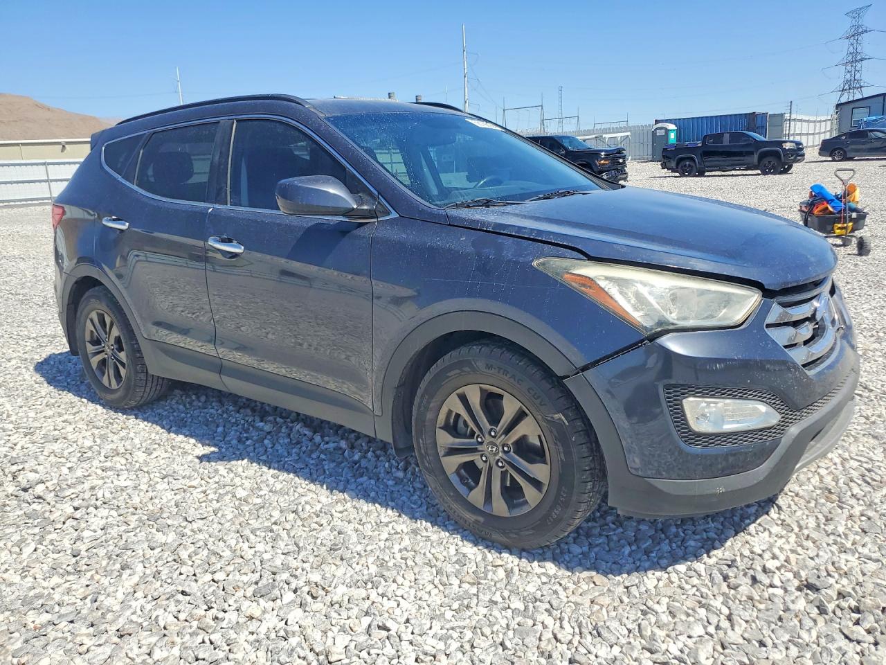 2013 Hyundai Santa Fe Sport 2.4l Gray vin: 5XYZU3LB6DG043462