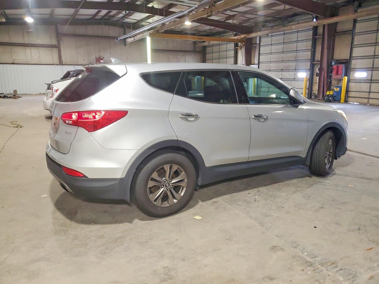 2013 Hyundai Santa Fe Sport 2.4l Silver vin: 5XYZU3LB6DG055529