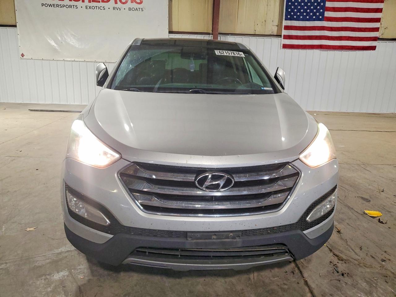2013 Hyundai Santa Fe Sport 2.4l Silver vin: 5XYZU3LB6DG055529