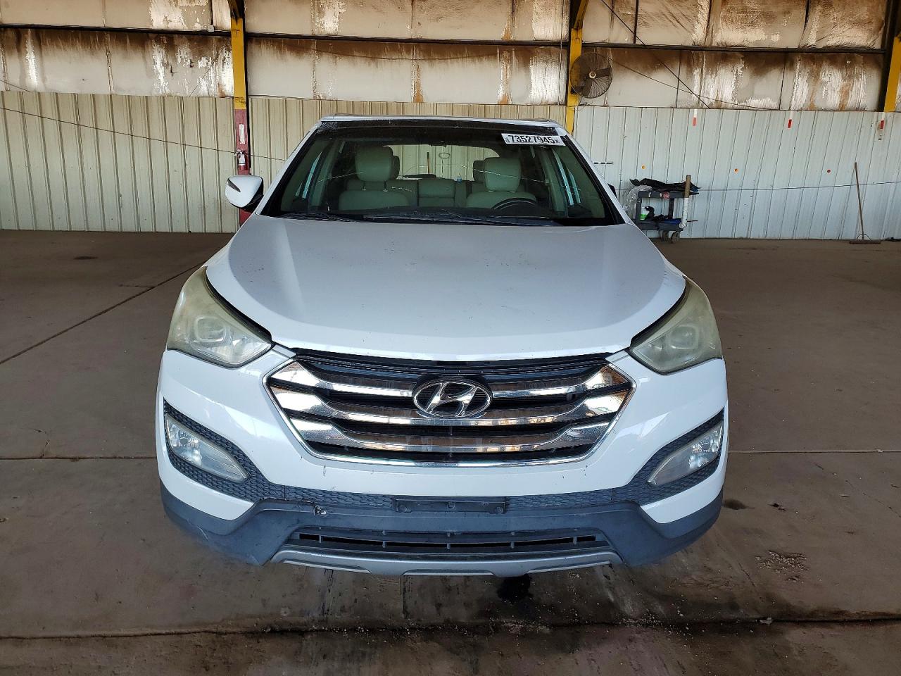 2013 Hyundai Santa Fe Sport White vin: 5XYZU3LB6DG084545