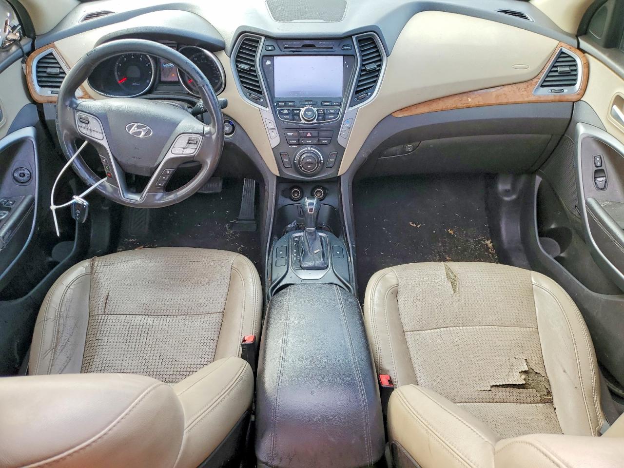 2013 Hyundai Santa Fe Sport White vin: 5XYZU3LB6DG084545