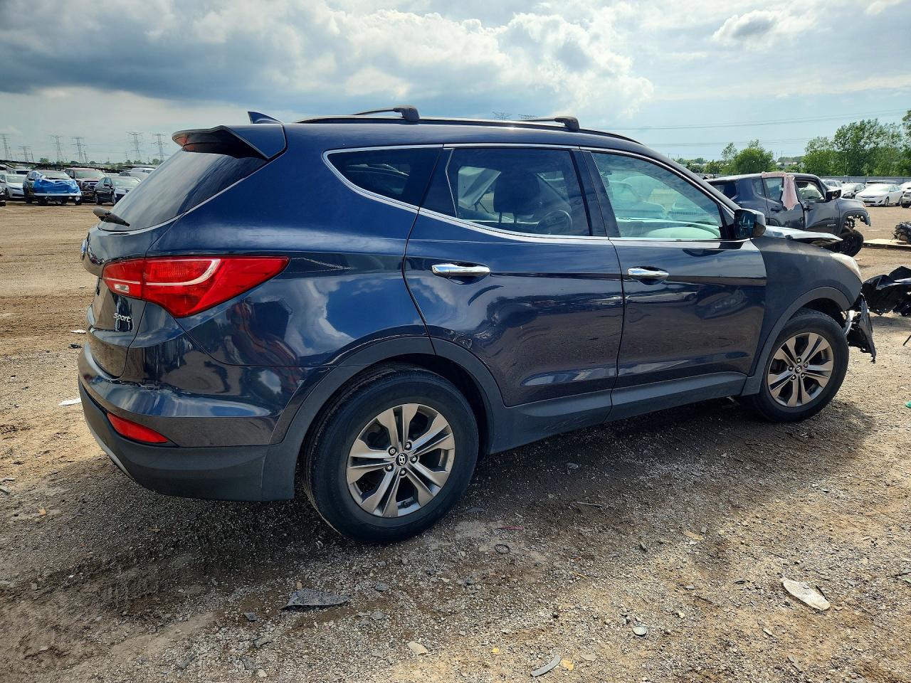 2013 Hyundai Santa Fe Sport 2.4l Серый vin: 5XYZU3LB6DG087722