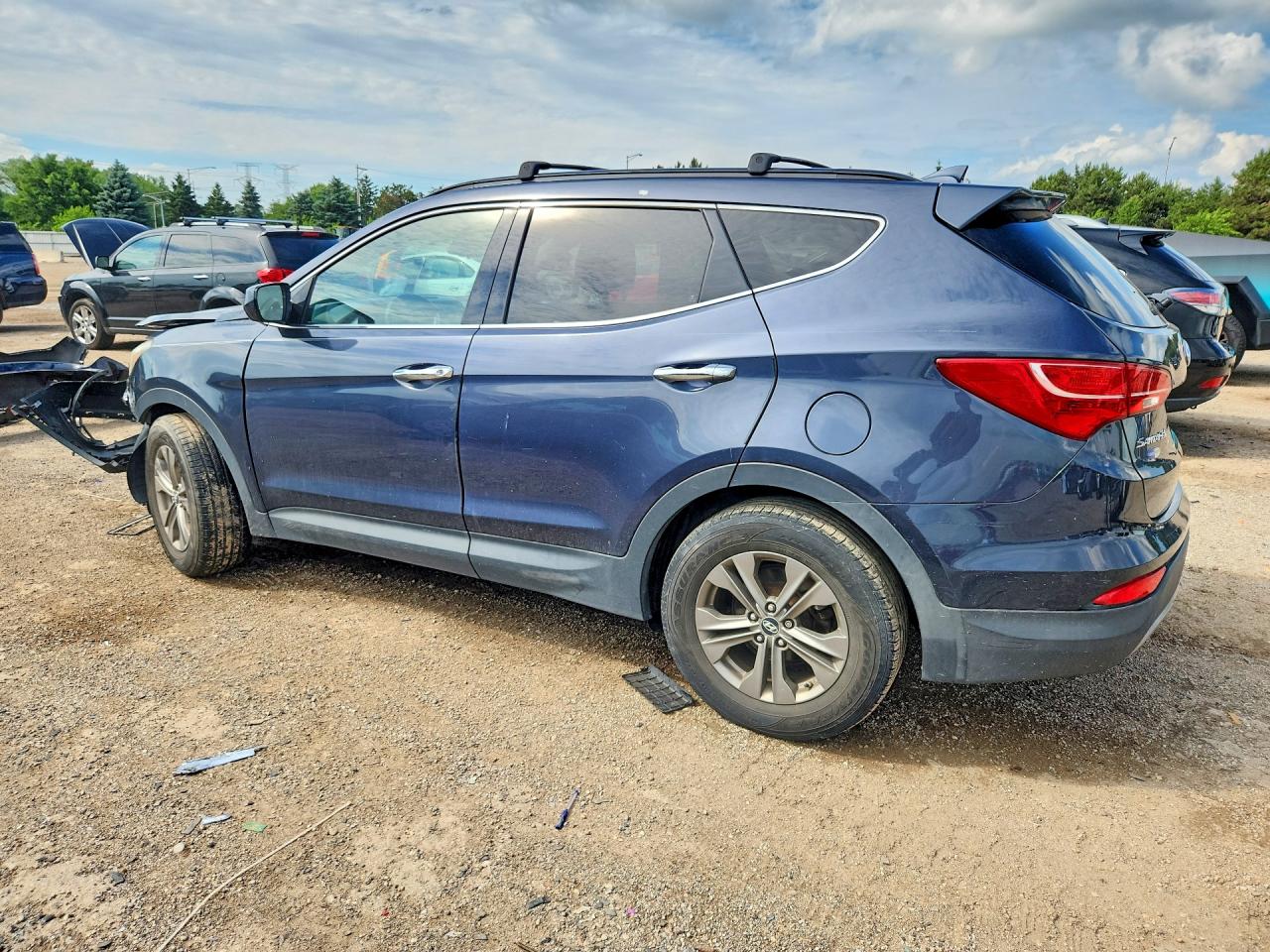 2013 Hyundai Santa Fe Sport 2.4l Серый vin: 5XYZU3LB6DG087722