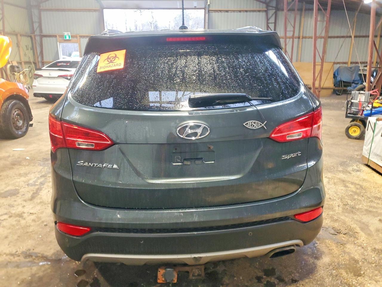 2013 Hyundai Santa Fe Sport 2.4l Green vin: 5XYZU3LB6DG096310
