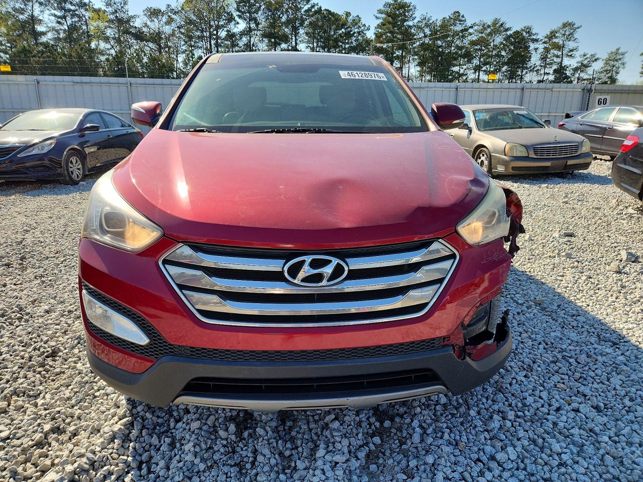 2013 Hyundai Santa Fe Sport 2.4l Red vin: 5XYZU3LB6DG122517
