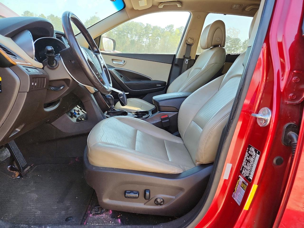 2013 Hyundai Santa Fe Sport 2.4l Red vin: 5XYZU3LB6DG122517