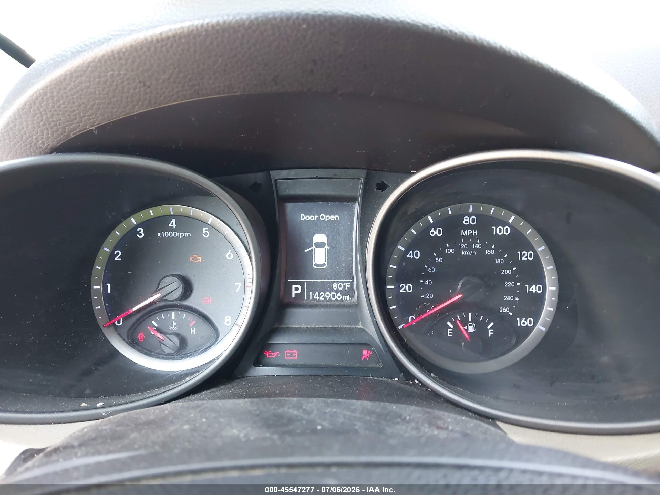 2014 Hyundai Santa Fe Sport 2.4l Серый vin: 5XYZU3LB6EG134555