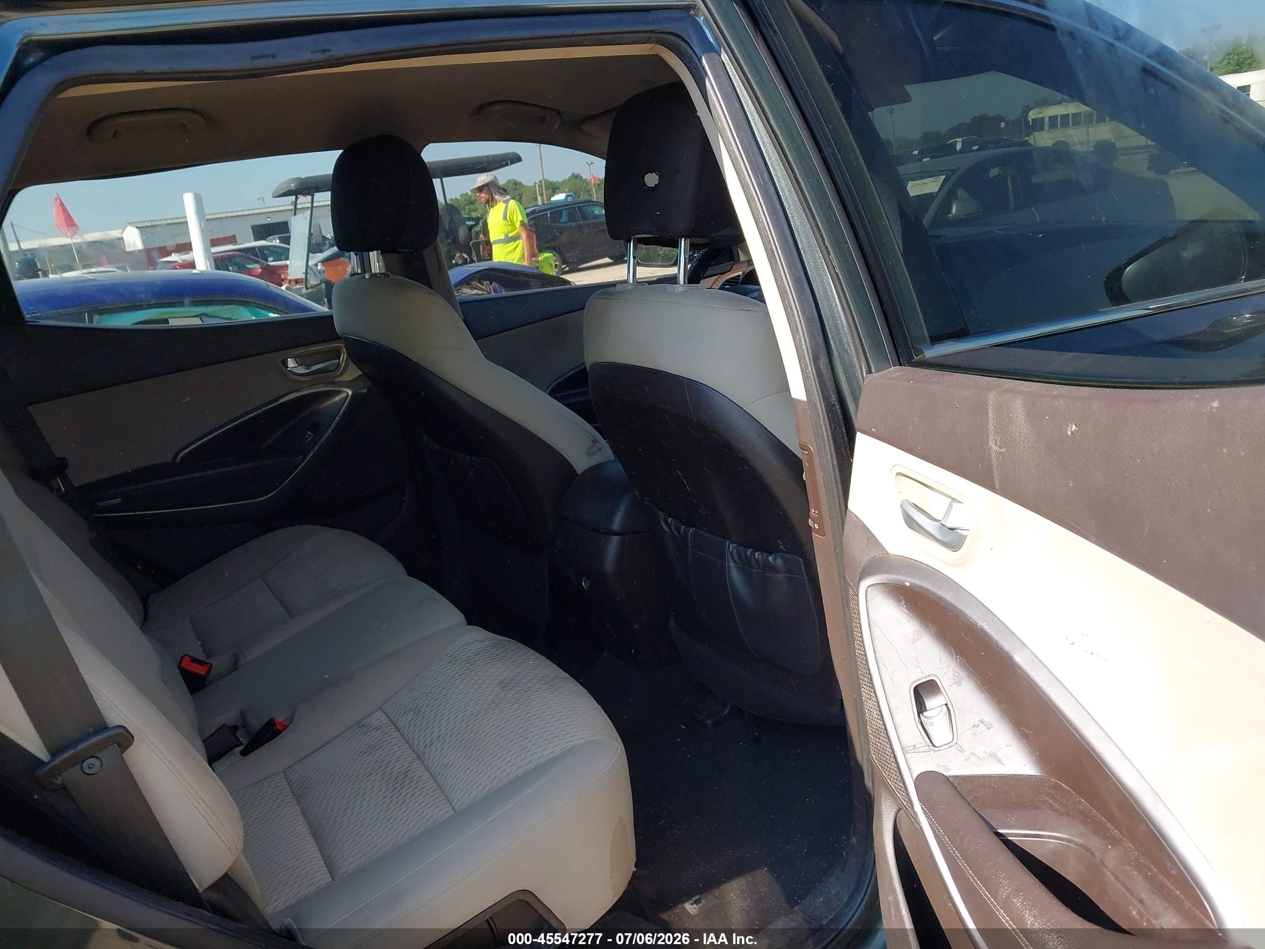 2014 Hyundai Santa Fe Sport 2.4l Серый vin: 5XYZU3LB6EG134555
