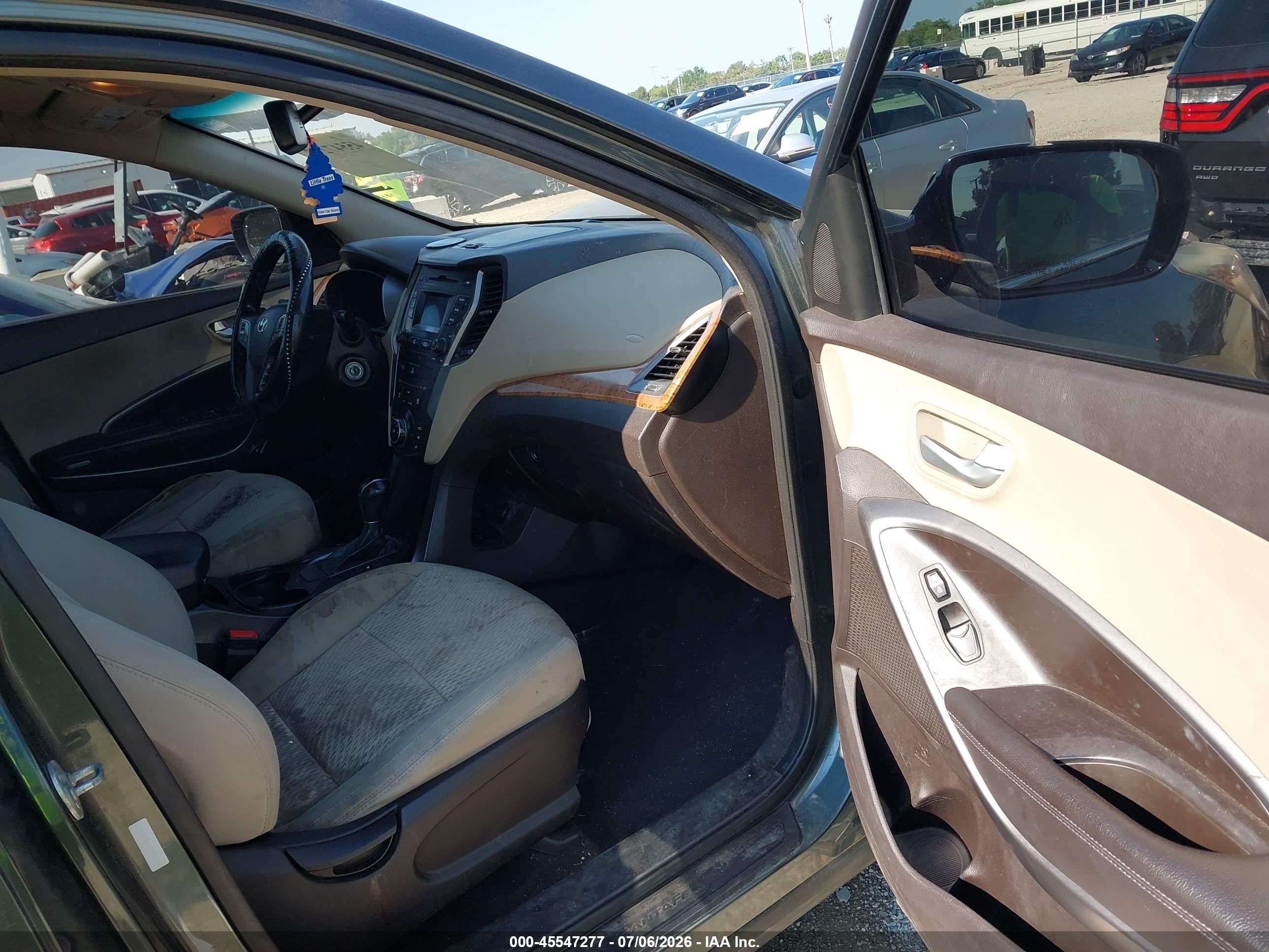 2014 Hyundai Santa Fe Sport 2.4l Серый vin: 5XYZU3LB6EG134555