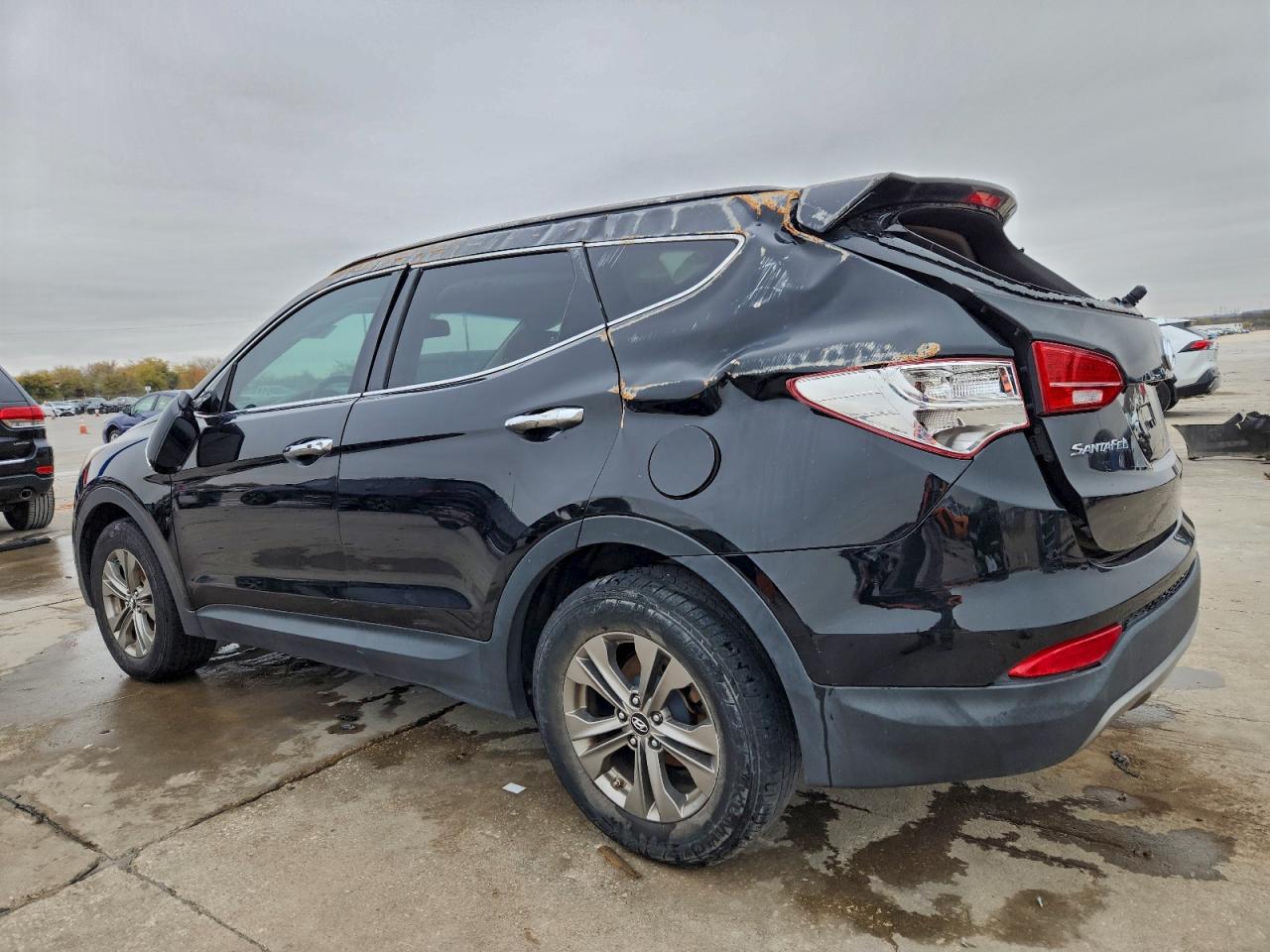 2014 Hyundai Santa Fe Sport 2.4l Black vin: 5XYZU3LB6EG154188