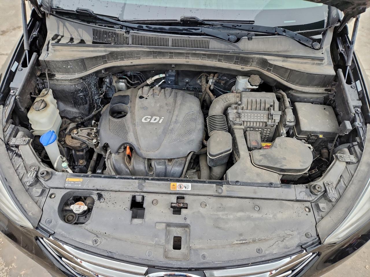 2014 Hyundai Santa Fe Sport 2.4l Black vin: 5XYZU3LB6EG154188